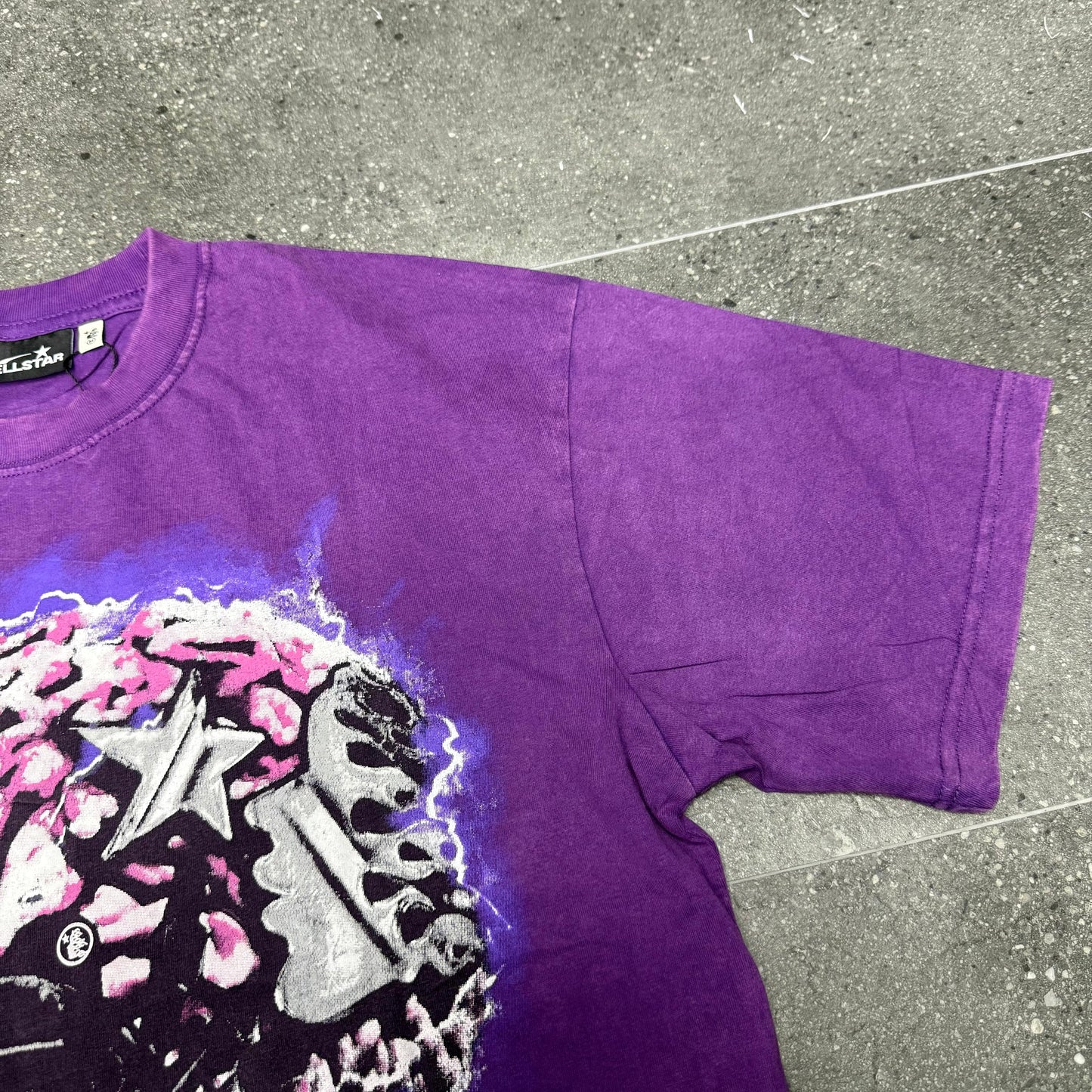 Camiseta Hellstar Edition acid purple