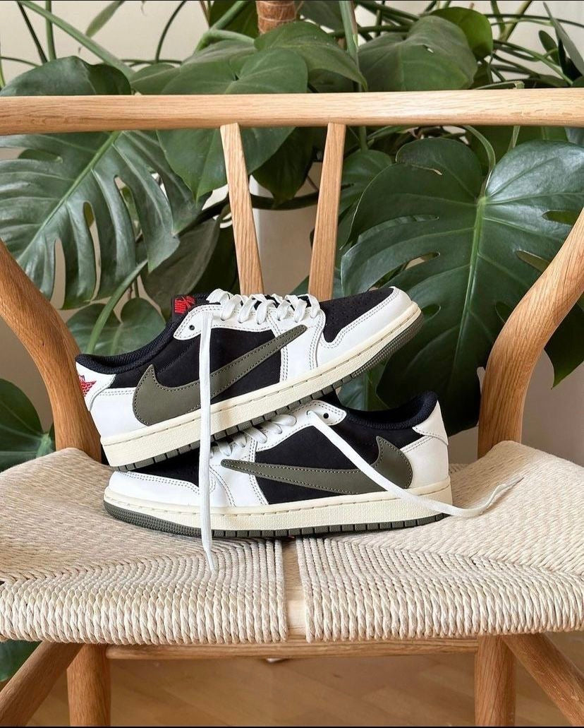 Jordan 1 Low Travis Scott Olive ⭐⭐⭐⭐⭐