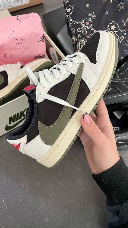 Jordan 1 Low Travis Scott Olive ⭐⭐⭐⭐⭐