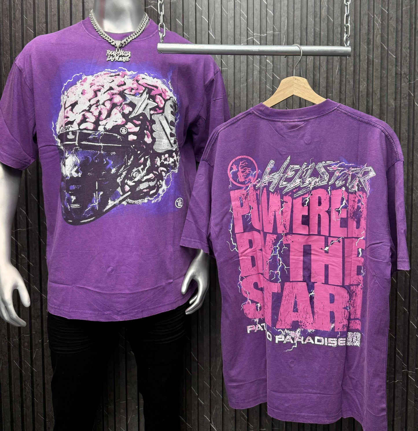 Camiseta Hellstar Edition acid purple